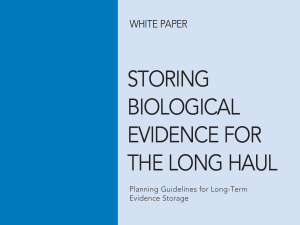 Biological Evidence White Paper